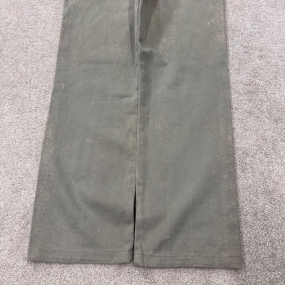Wrangler straight leg workwear jeans y2k green