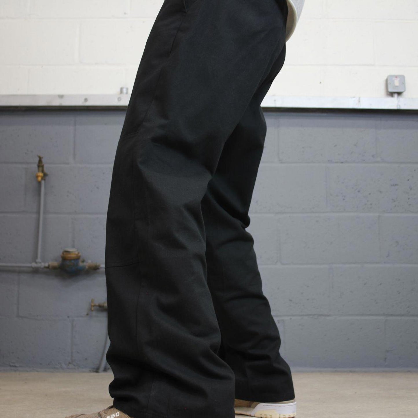 Baggy Dickies double knee carpenter pants W34L30 black 90s skate style loose leg cargos