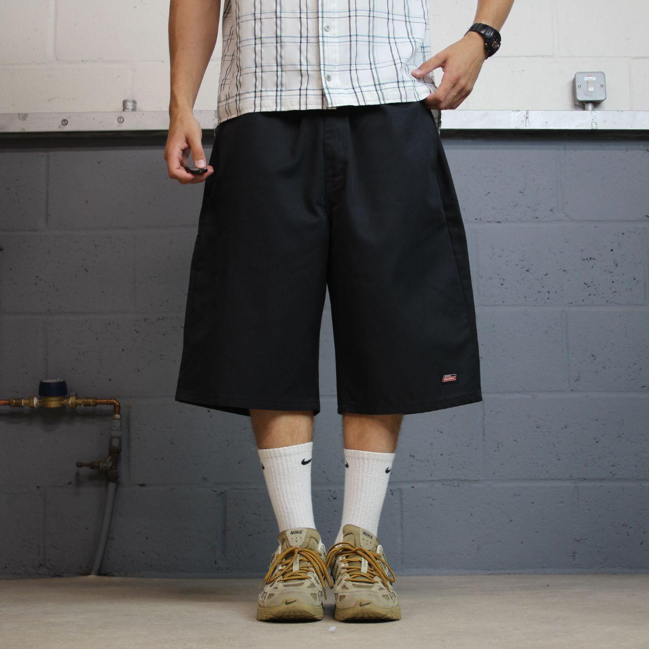 Dickies baggy carpenter shorts loose fit black Twill chino skater style shorts loose cargo