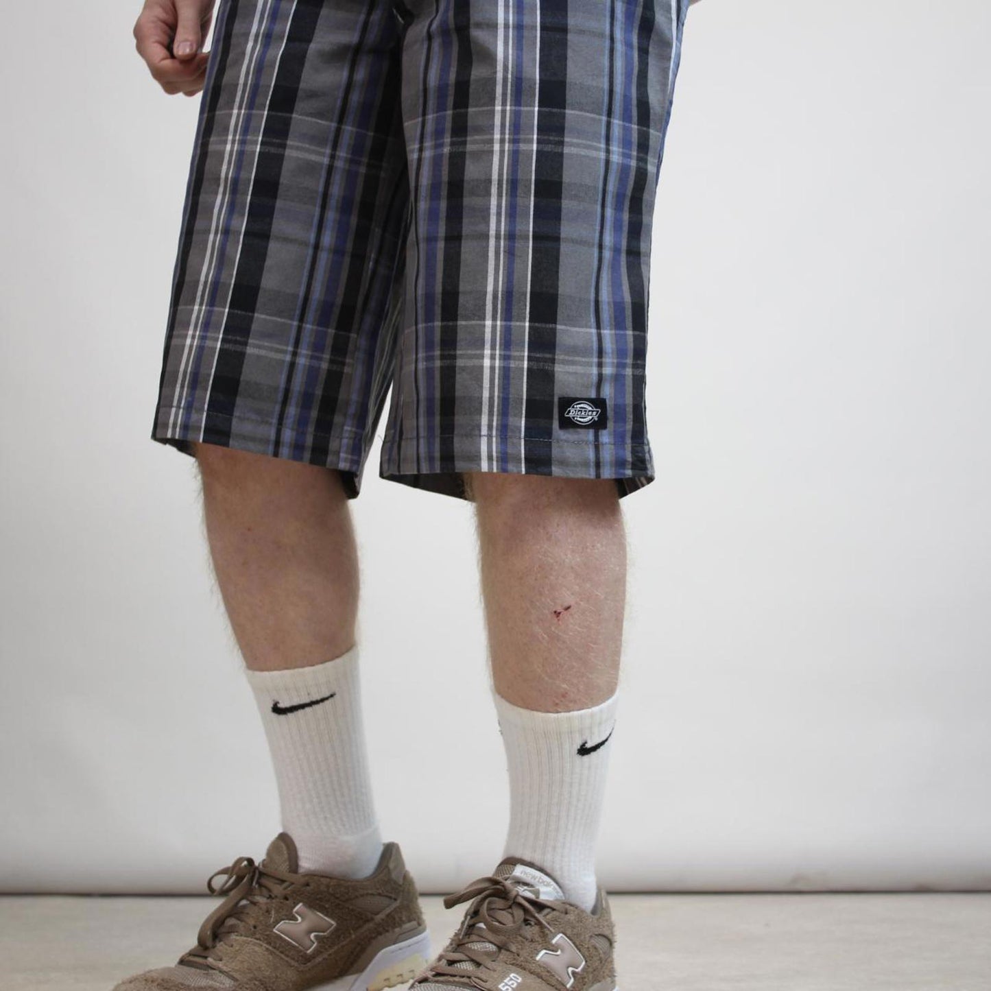 Checkered Dickies carpenter shorts W32 loose skater style chino cargos