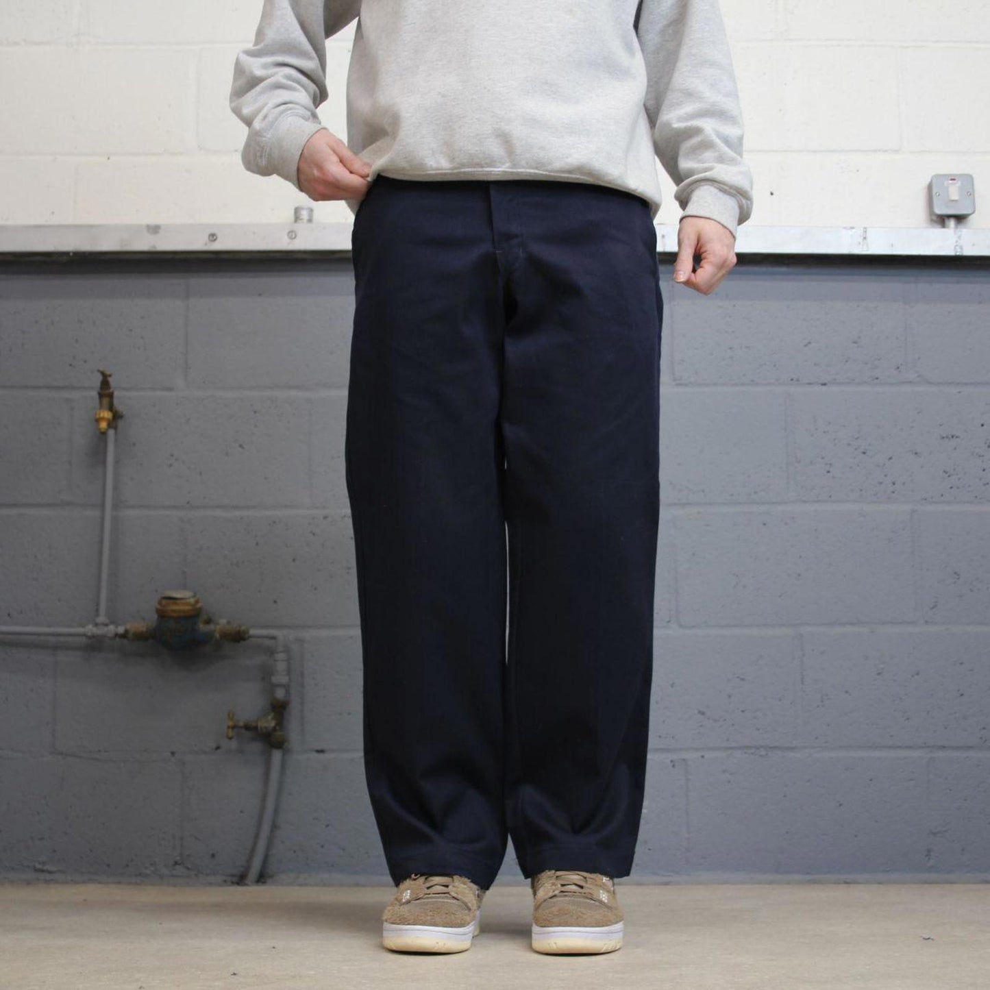 Navy Dickies 874 Pants W33L30 original fit twill chino 90s style skater pants