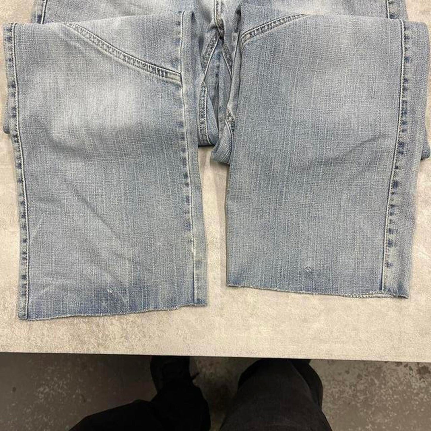 Blue baggy Six Jeans W34L30 loose Y2K hip hop jeans