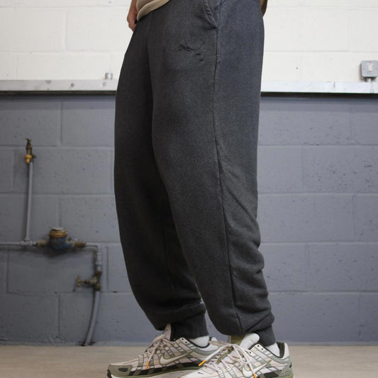 Baggy grey Puma joggers XL y2k style sportswear track pants loose fit