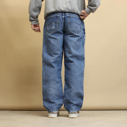 Blue Lee Jeans W36L29 denim 90s style skater pants