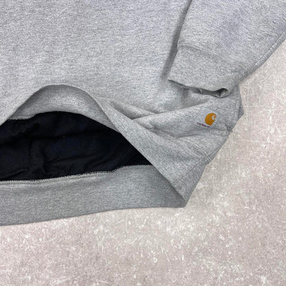 Grey mesh lined sweatshirt Carhartt sweatshirt XL
