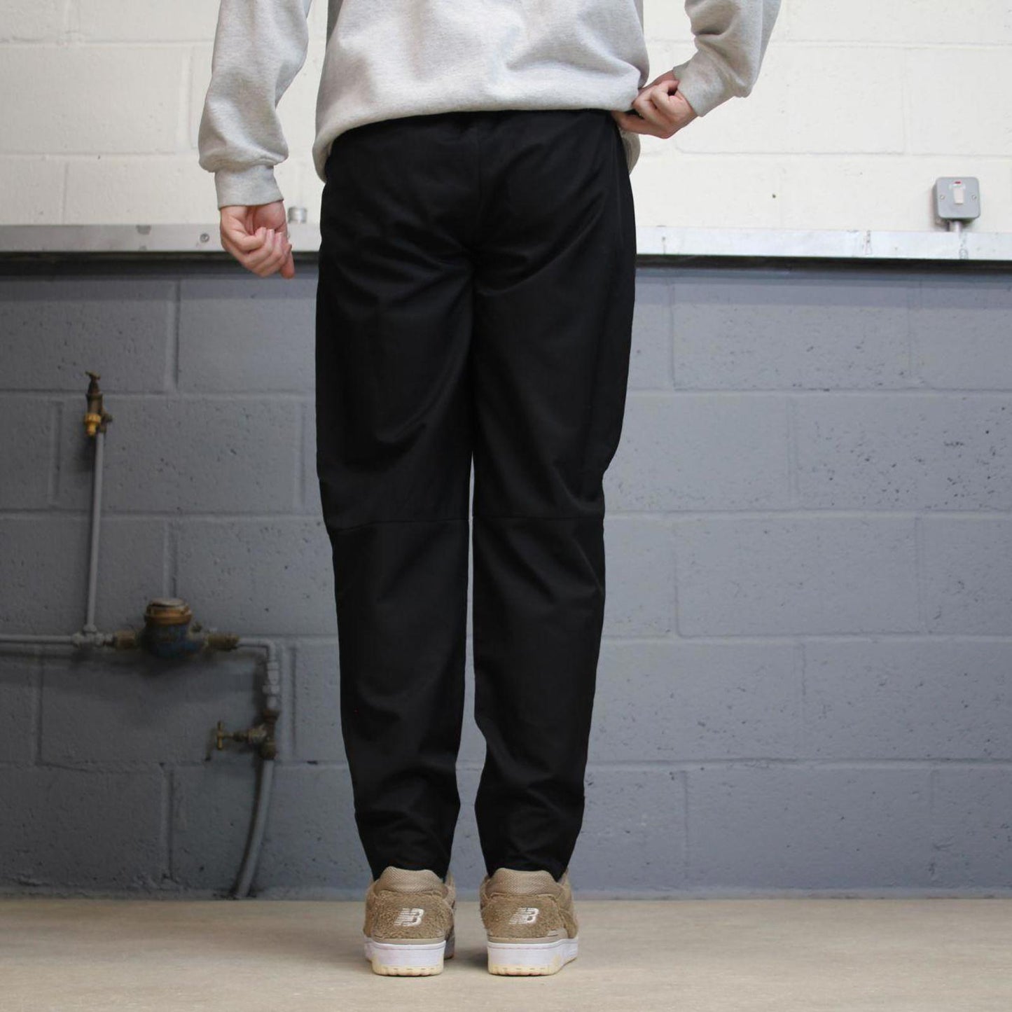 Fila Trackies M Black Y2K sportswear joggers print logo