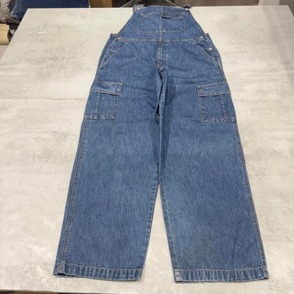 Vintage Faded Glory dungarees Large W38L33 blue mens denim overalls