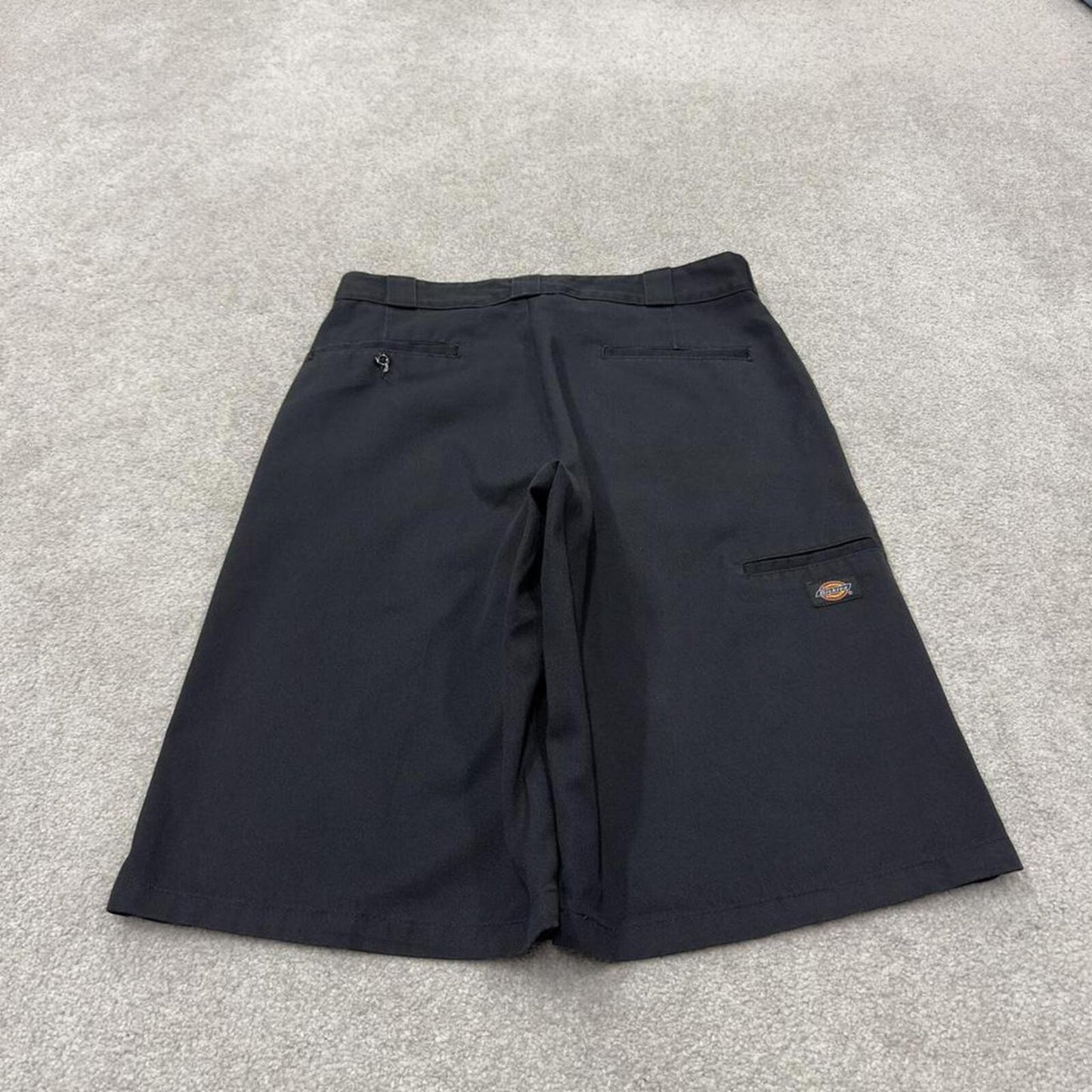 Dickies carpenter shorts long leg black Twill chino skater style shorts loose long leg