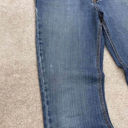 Blue Carhartt jeans size 6x30 women's bootcut 5 pocket work trousers y2k 90s style