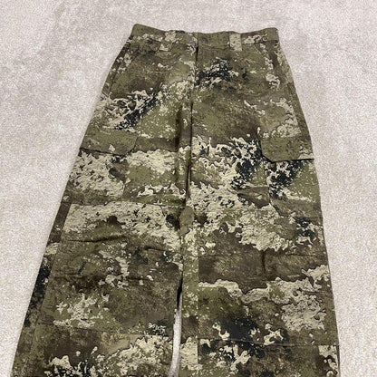Camo cargo pants y2k utility green loose straight fit Red Head Strata camouflage combat cargos