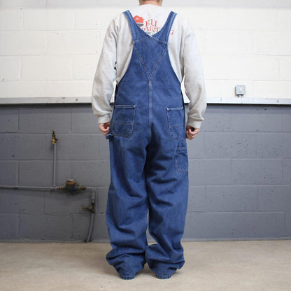 Vintage Carhartt dungarees W38L34 mens denim overalls blue utility worker skater