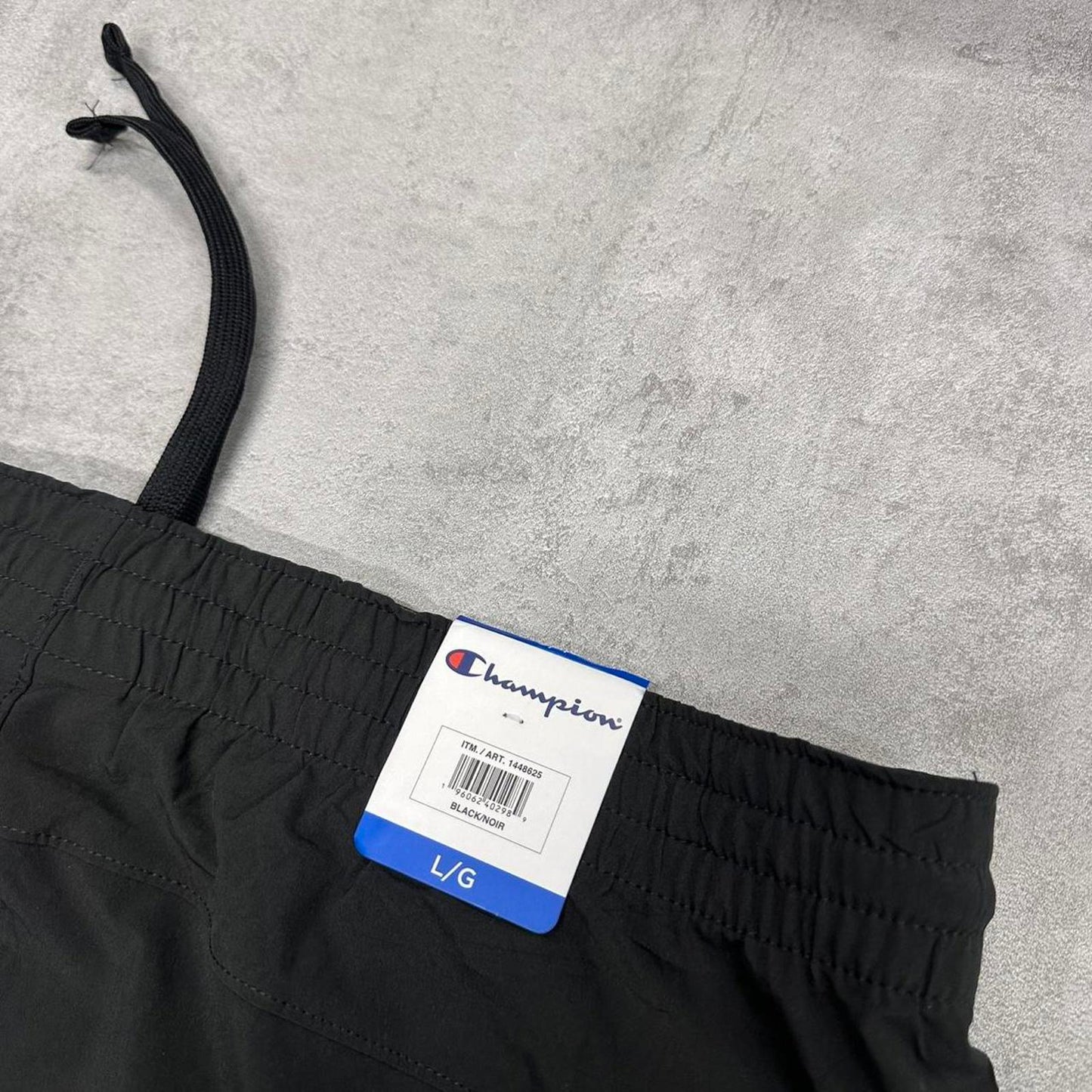 Black Champion trackies Large