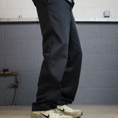 Dickies 874 pants black original fit W32L31 Chino skate style work trousers