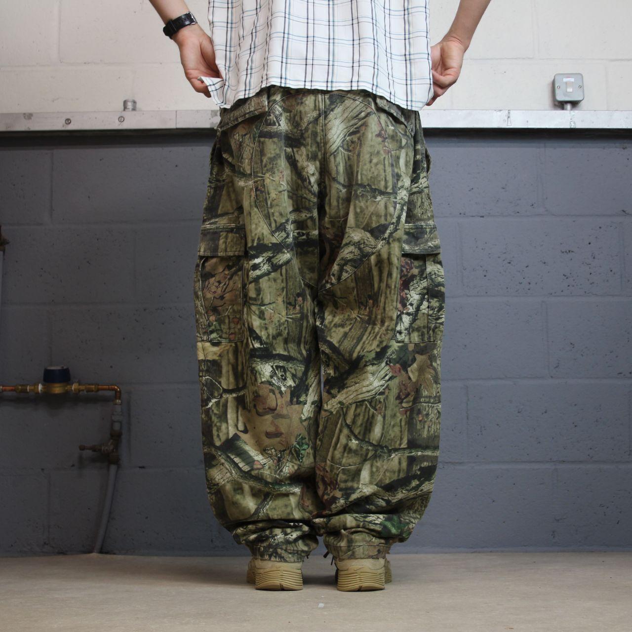 Vintage Redhead baggy camo cargo pants khaki 3XL Loose leg camouflage Y2K hunting style trousers