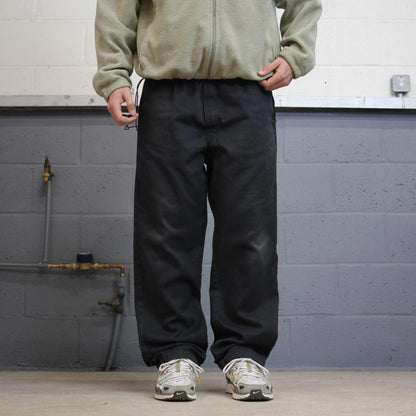 Y2K Dickies 874 work pants faded black Loose original fit chino style skate trousers