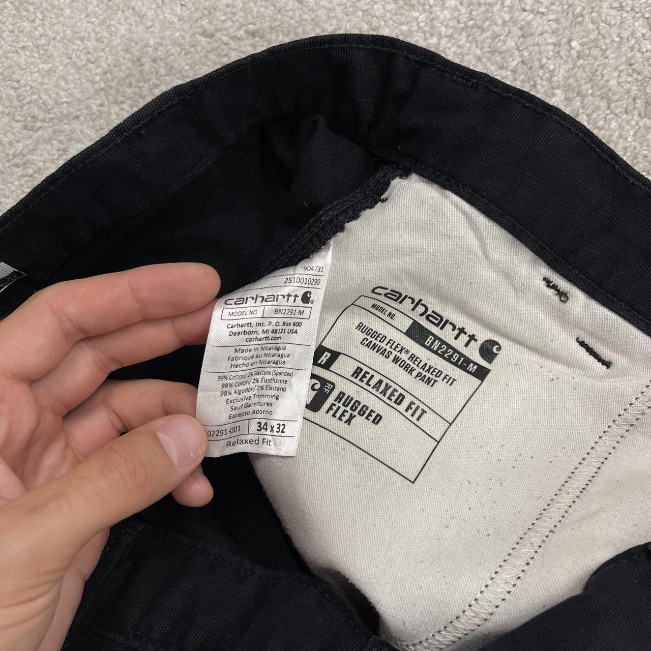 Carhartt carpenter pants y2k relaxed black Loose straight leg workwear utility pants