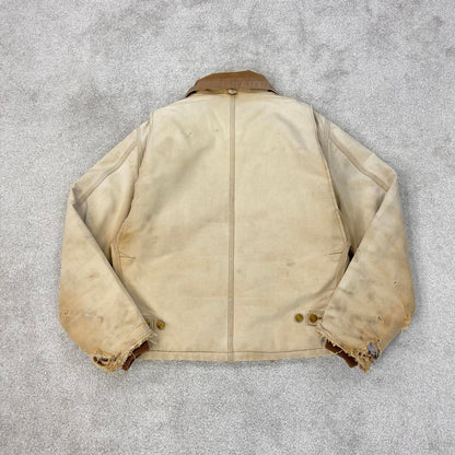 Vintage Tan Carhartt Traditional jacket Large cropped Detroit