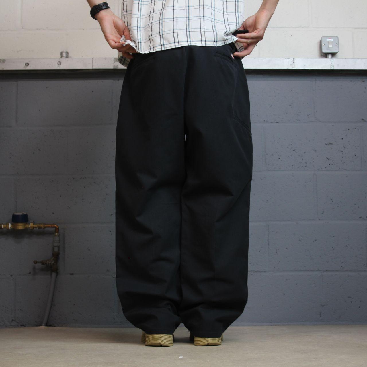 Dickies double knee work pants Y2K black Loose fit chino style skate trousers