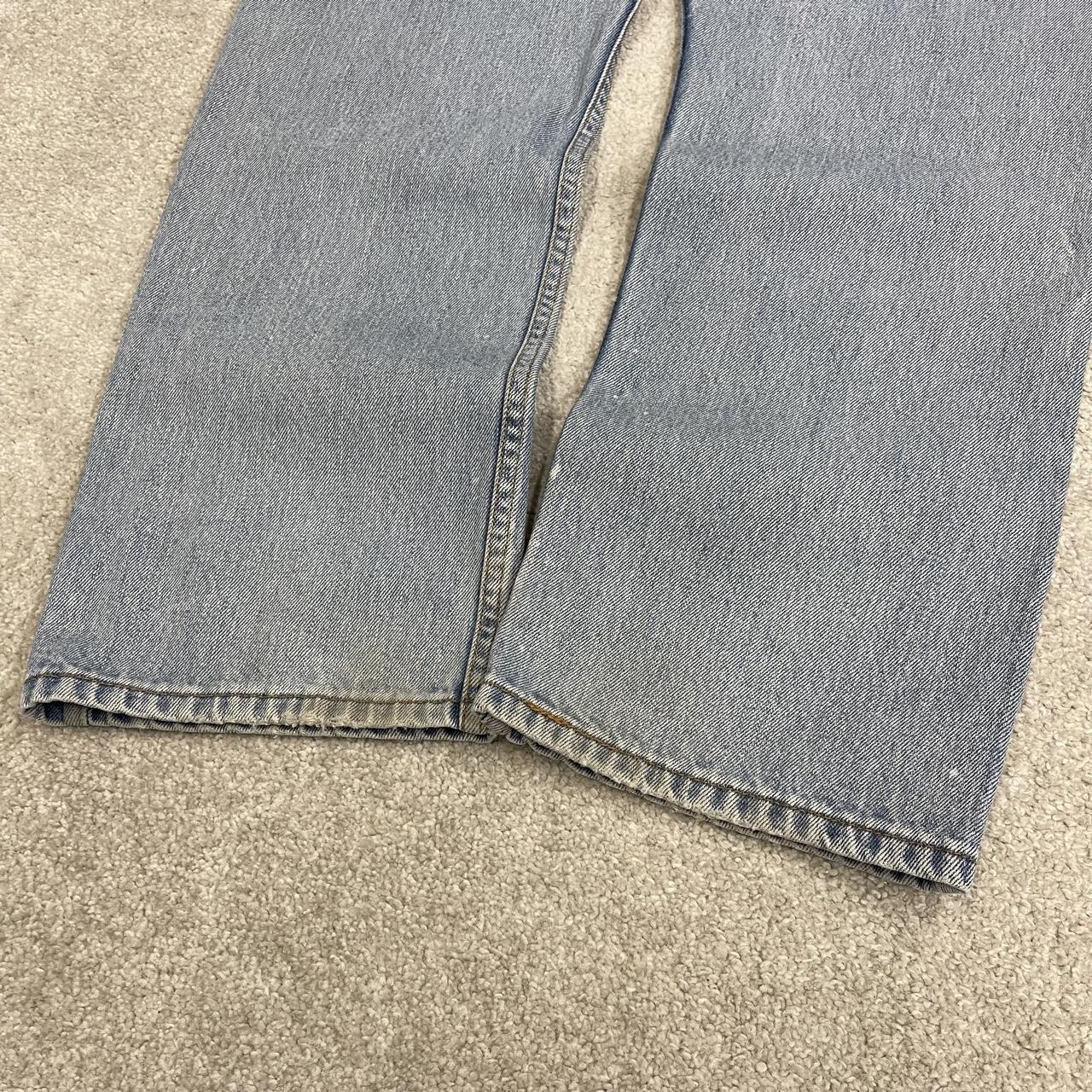 Y2K Levi’s 505 jeans straight leg light wash blue Straight fit 5 pocket pants red tab logo