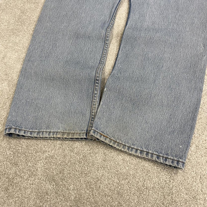 Y2K Levi’s 505 jeans straight leg light wash blue Straight fit 5 pocket pants red tab logo