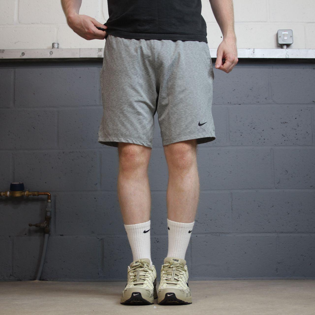 Nike yoga sports shorts y2k Dri-Fit grey Comfy floaty summer gym shorts