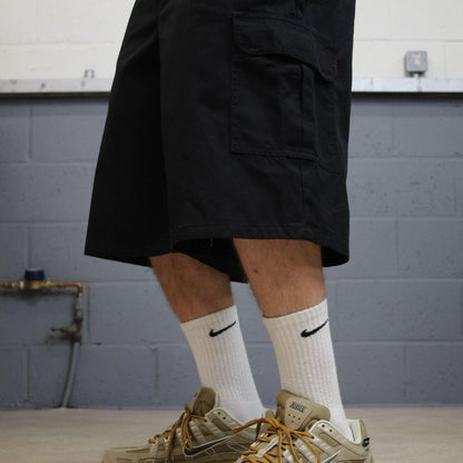Dickies baggy cargo shorts black Chino style skater surf shorts wide leg summer