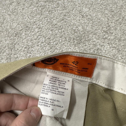 Dickies baggy cargo shorts W42 khaki chino style utility summer festival shorts
