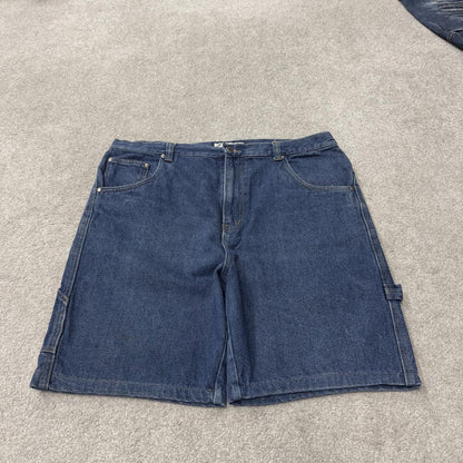 Y2K denim carpenter jorts skater blue FUSE loose fit summer jean shorts festival