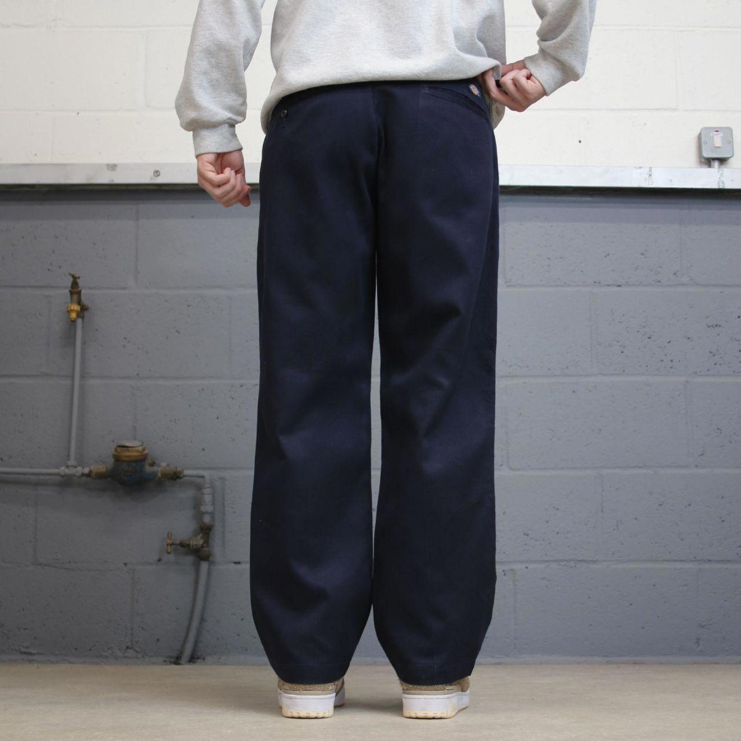 Dickies 874 Pants W34L30 navy twill chino 90s style skater pants