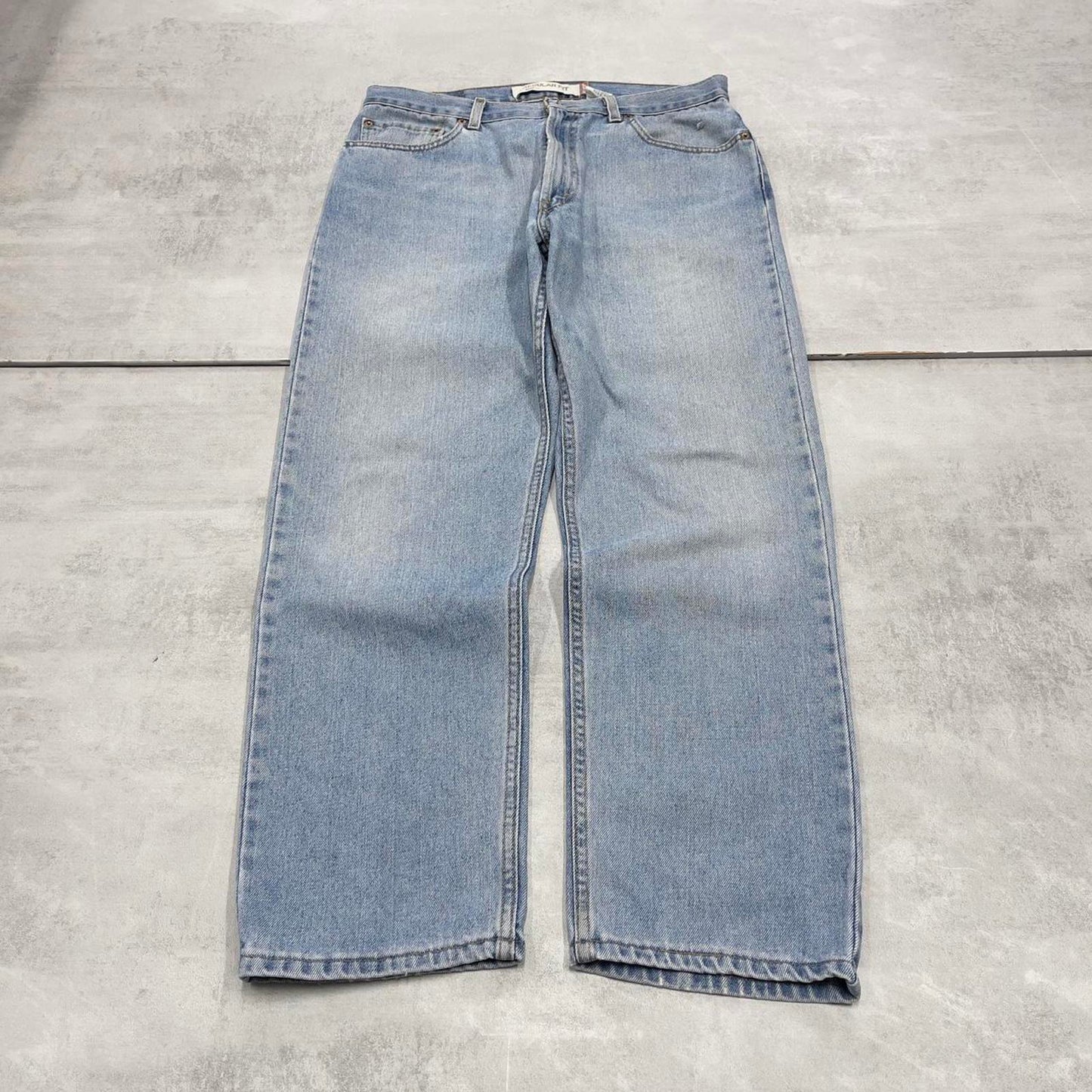 Blue Levis 505 jeans W36L30 regular fit denim straight leg skate style pants