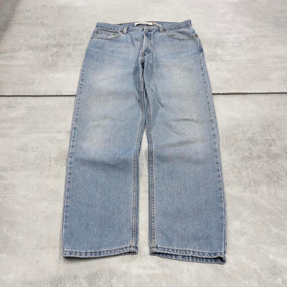 Blue Levis 505 jeans W36L30 regular fit denim straight leg skate style pants