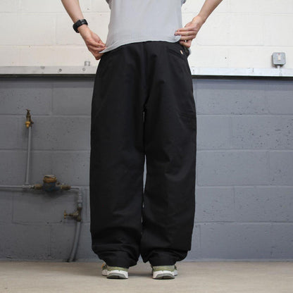 Baggy Dickies Carpenter pants W38 L32 black loose twill chino style skater pants