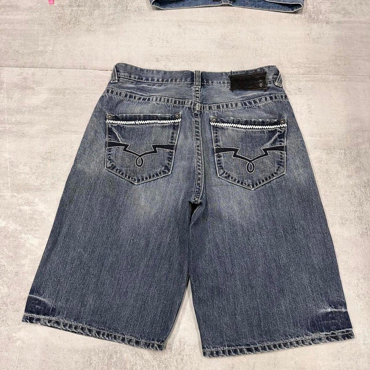 Baggy Ecko Unltd denim shorts W34