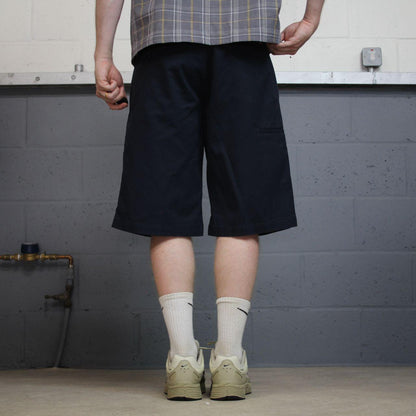 Dickies carpenter shorts Y2K navy Twill chino skater style shorts loose leg