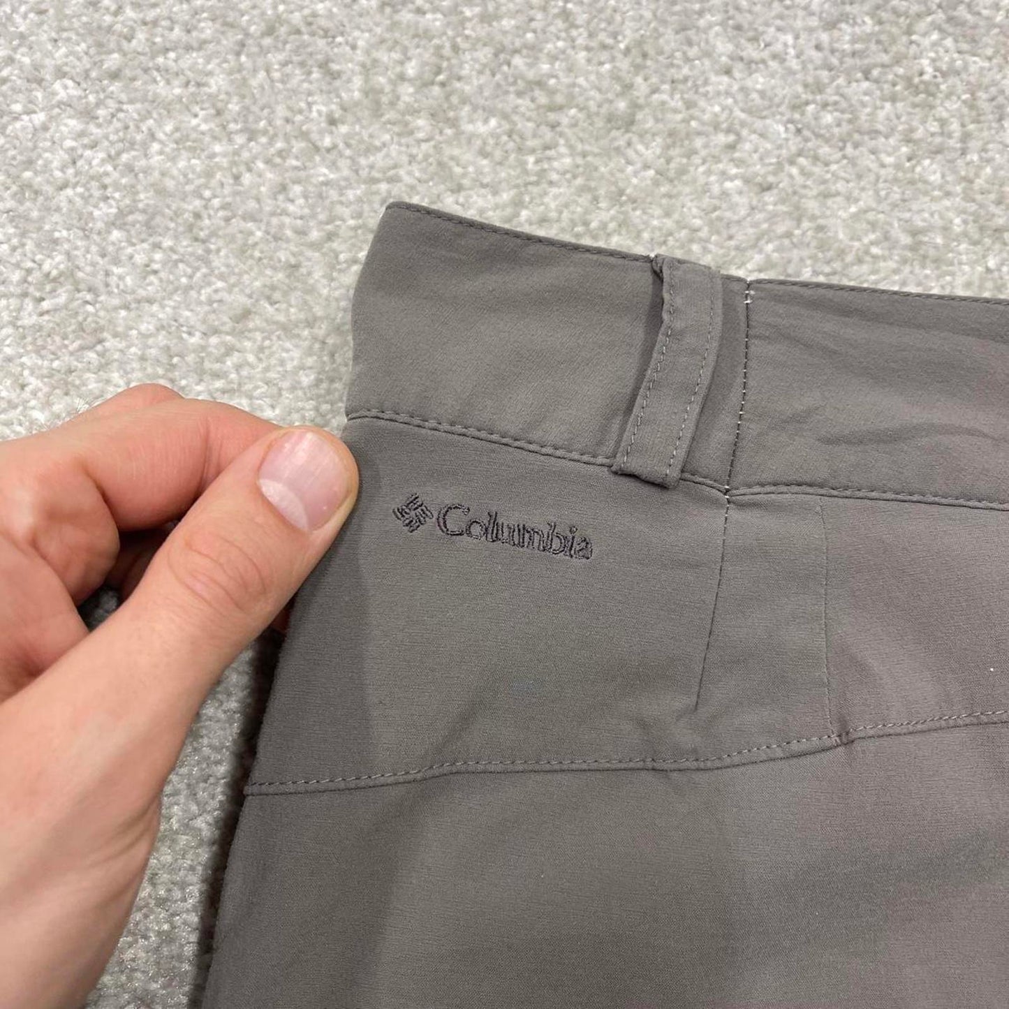 Y2k Columbia skort hiking / walking technical style grey short skirt with shorts summer festival