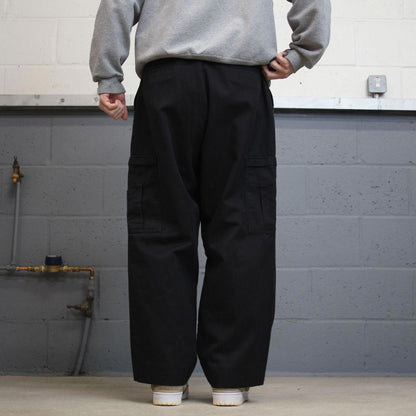Y2K baggy Dickies cargo pants wide leg black Twill chino skate style work trousers