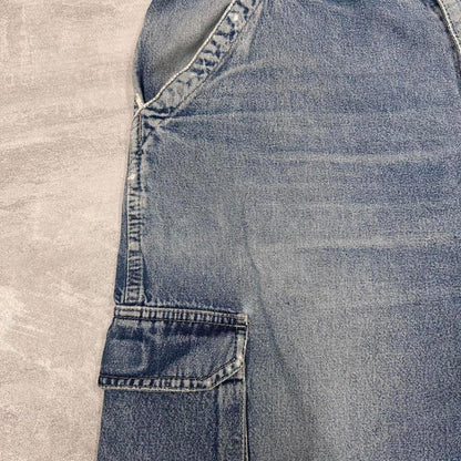 Blue Wrangler cargo jorts W36
