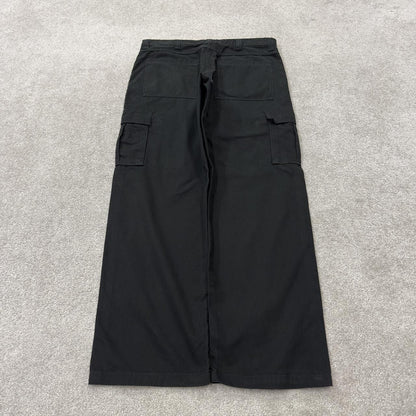 Baggy Wrangler carpenter pants y2k black Loose straight leg skater 2000s style cargo pants
