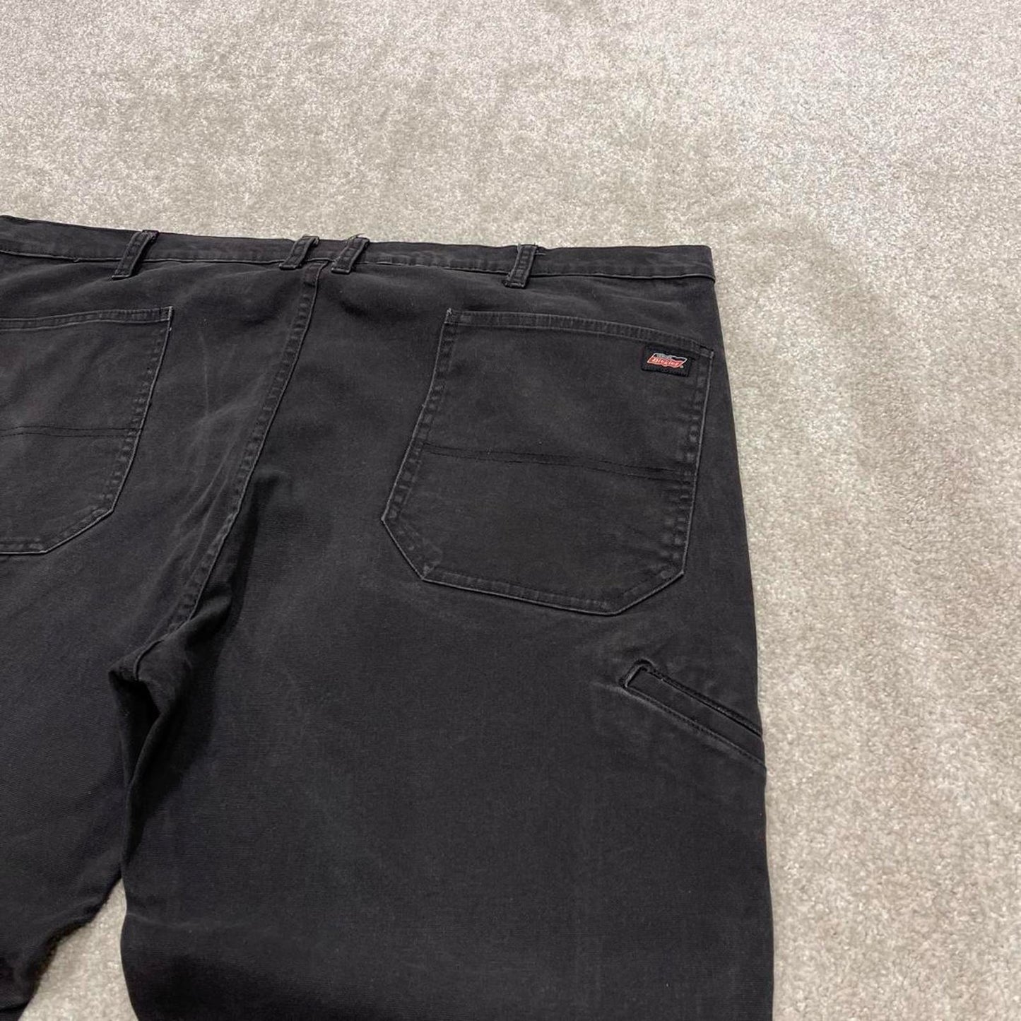 Black Dickies carpenter jeans W44L27 loose 90s skater style canvas work cargos