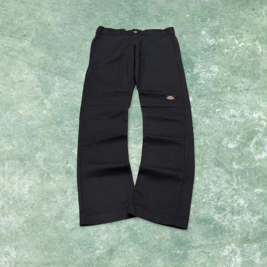 Dickies double knee work pants black Skinny straight chino style workwear skater trousers