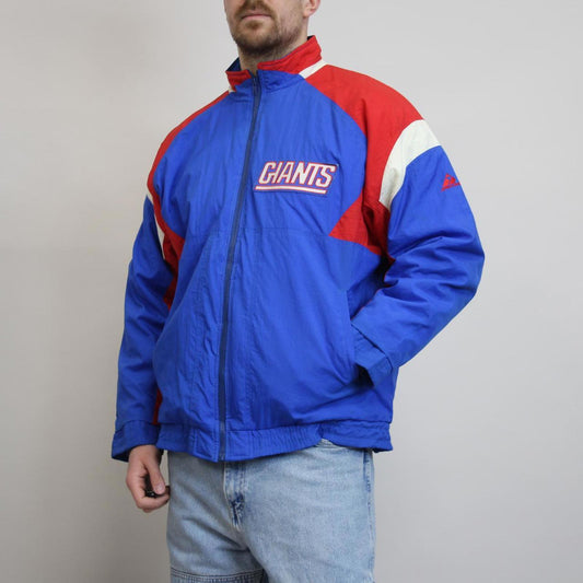 New York Giants NFL Windbreaker jacket L full zip embroidered design windbreaker