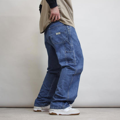 Blue baggy Wrangler cargo pants W38L32