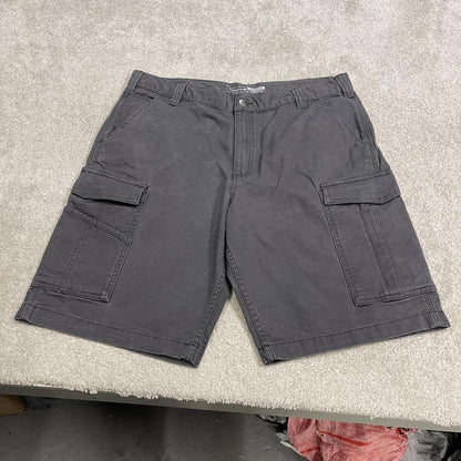 Carhartt cargo shorts y2k surf grey Canvasy relaxed fit skate style cargo shorts