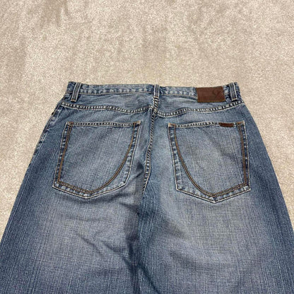 Vintage baggy Sean John jeans 90s skater style W32L32 blue loose denim pants