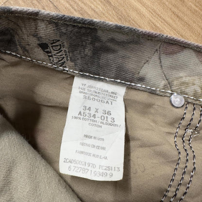 Vintage wrangler camo jeans Y2K Loose straight leg camouflage utility combat trousers