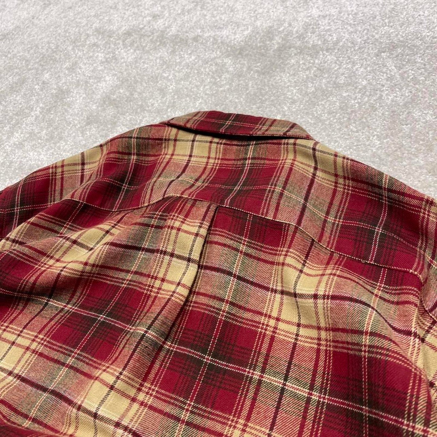 Arrow check flannel shirt XL men's long sleeve button up checkered autumn y2k style