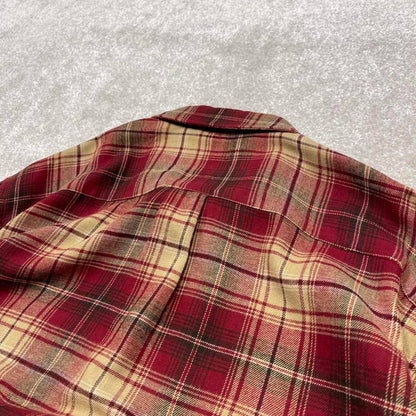 Arrow check flannel shirt XL men's long sleeve button up checkered autumn y2k style