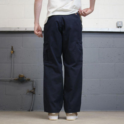 Loose Dickies cargo trousers W32L30 navy chino style skater cargo pants