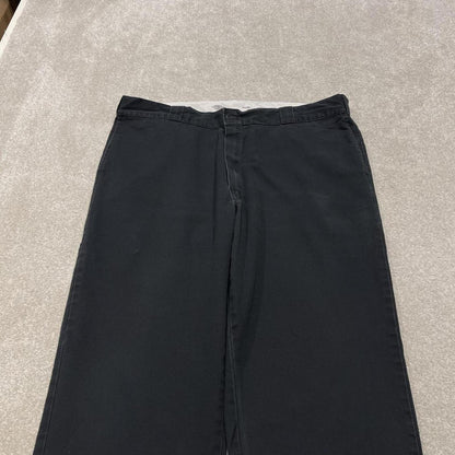 Dickies cargo pants wide leg black Twill chino skater style utility work trousers