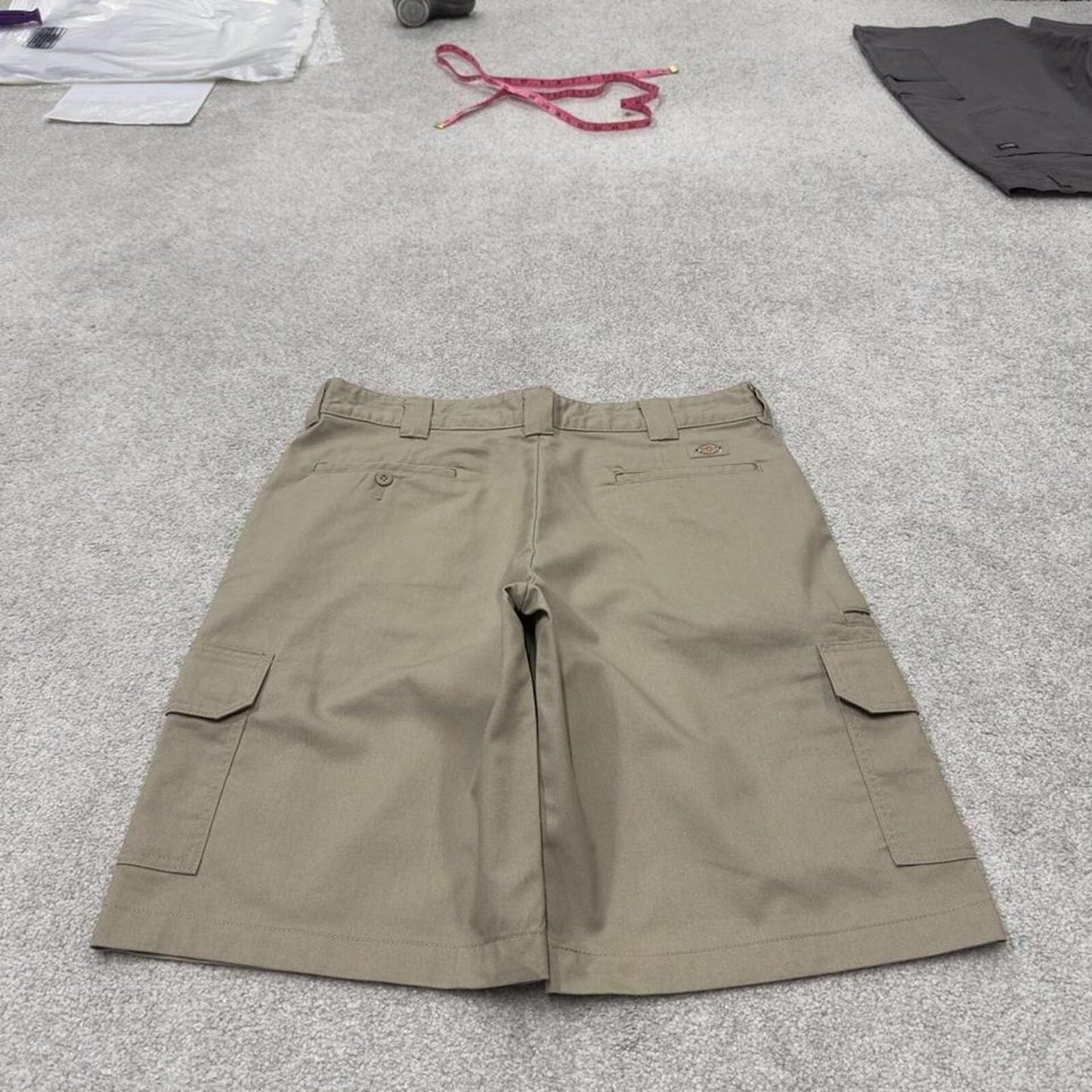 Dickies baggy cargo shorts khaki Twill chino skater style shorts wide leg